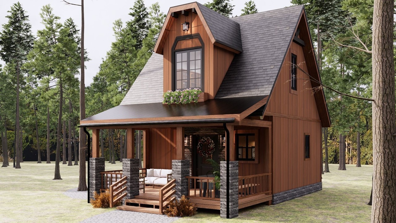 23'x23' (7x7m) OMG... I’m in Love with This Small Home! So Simple, So Perfect