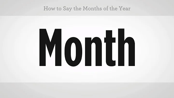 How to Say the Months of the Year | Mandarin Chinese - DayDayNews