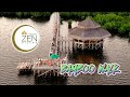 Bamboo walk at north zen villas  panglao bohol  drone shot