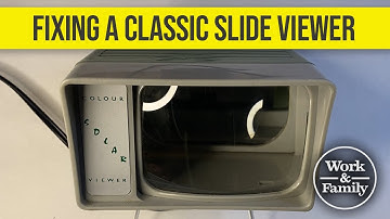 How to fix a classic Photax slide viewer