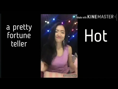 Teller Bank Cantik Cuma Pakai Tank Top Ungu - Bigo Live Indo