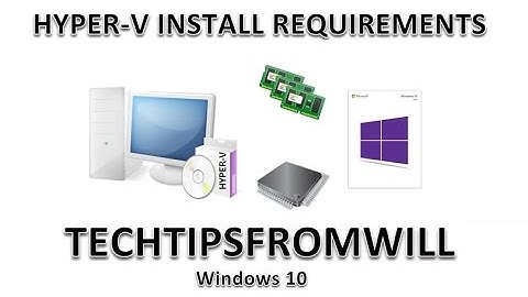 70-697 - Objective 2.2 - Part 2 - Hyper-V Install Requirements