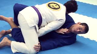 Roger Gracie ensina a trabalhar a meia guarda até pegar as costas!