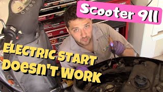 Scooter 911: Electric Start Doesn