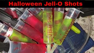 Halloween Syringe Jell- O Shots | Halloween Decorations