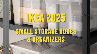 IKEA 2025 | SMALL STORAGE BOXES AND ORGANIZERS #home #storageboxes  #shopwithme #ikeaphilippines