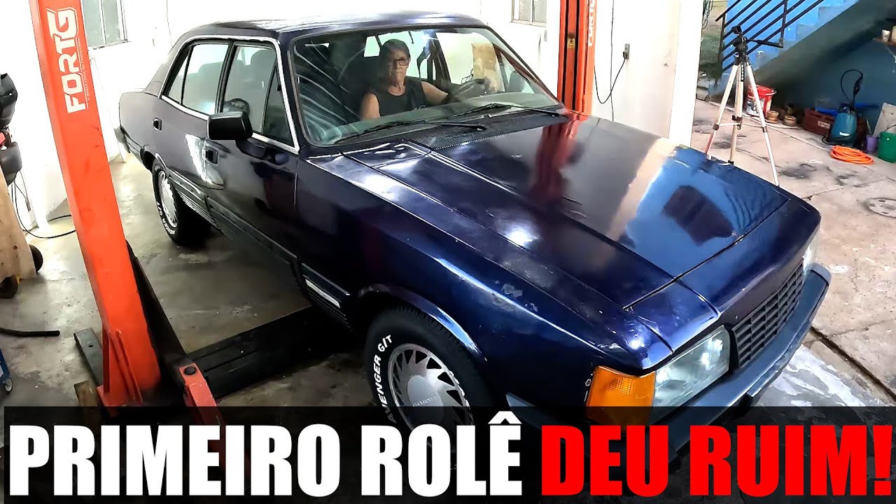 PRIMEIRO ROLÊ DE OPALA COM MOTOR NOVO DEU RUIM!