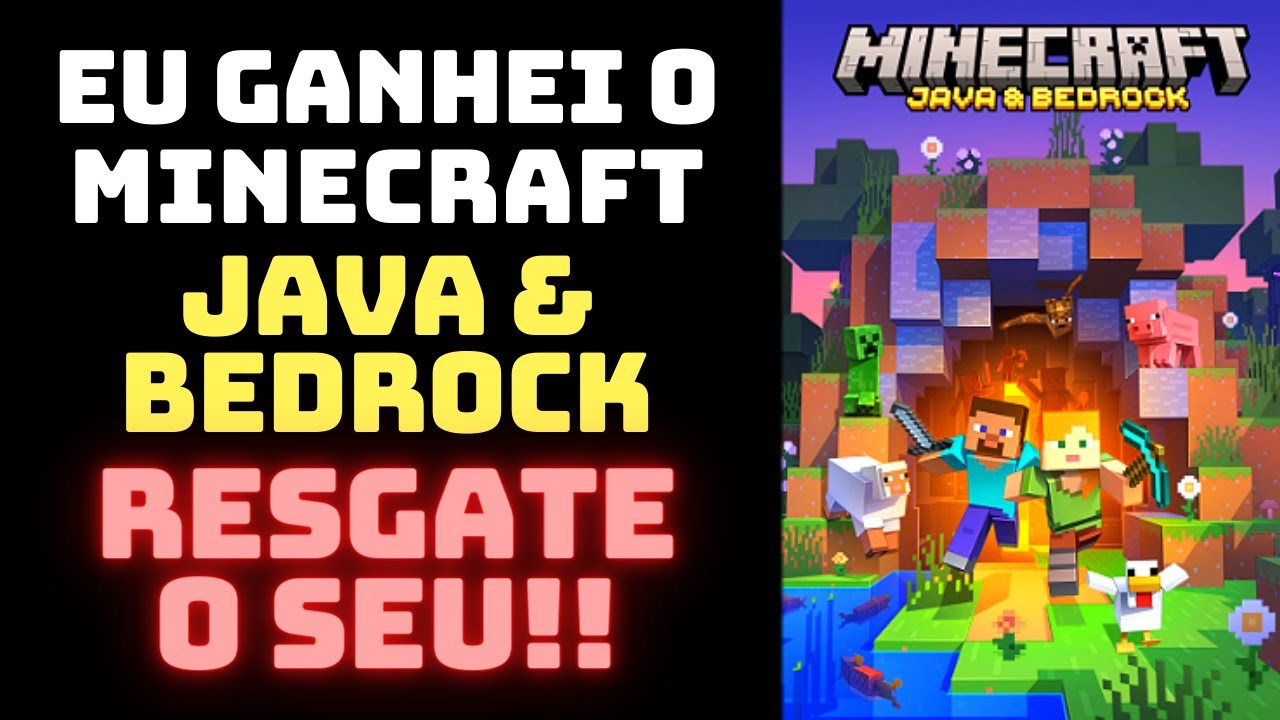 Minecraft: Java e Bedrock Edition para PC - Como pegar o Minecraft de graça?  RESPONDENDO PERGUNTAS! 