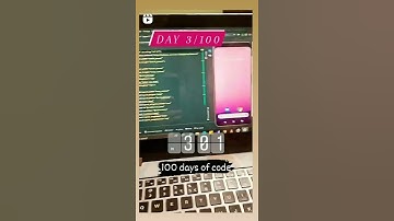 Day 3/100 | 100 Days of Code | #Shorts #app development
