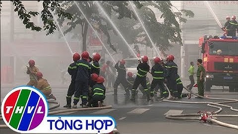 THVL | Diễn tập phương án phòng cháy chữa cháy và cứu nạn cứu hộ tại Vincom Plaza Vĩnh Long