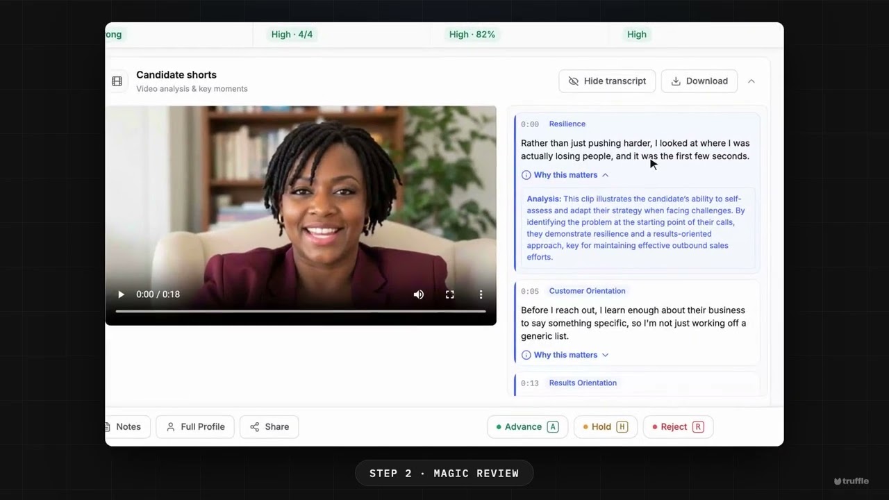 Video thumbnail: How to review candidates and decide who moves forward