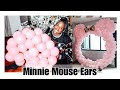 Minnie Mouse Ears | Balloon Garland Hoop Installation | Tutorial | DIY