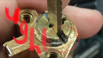 (159) The Yale tail and plug retention clip removal - and then Picking the 6 Pin Yale rim cylinder
