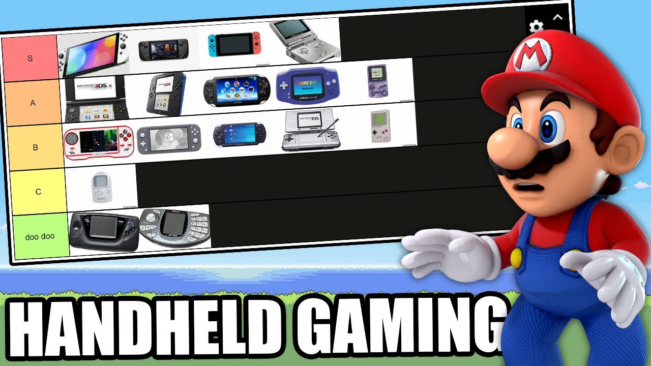 Ranking Every Handheld Gaming Console From Best To Worst! YouTube