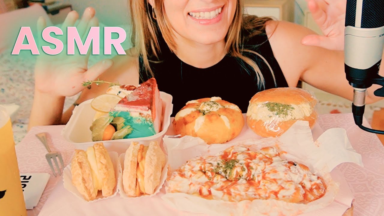 koreanische leckereien🍉🍰ASMR - essensgeräusche, food noises, whispering