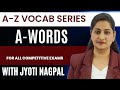 Free Classes for SSC CGL | Bank| and Other Competitive Exams | Subscribe Now|Vocab|Jyoti Nagpal.|