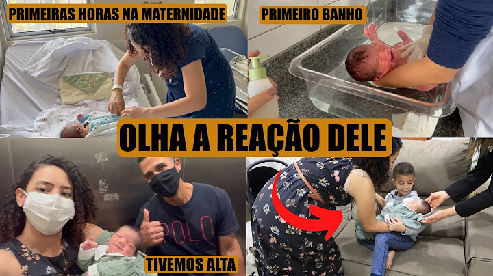 PRIMEIRAS HORAS NA MATERNIDADE, PRIMEIRO BANHO DO BENÍCIO, TIVEMOS ALTA + REAÇÃO DO BERNARDO