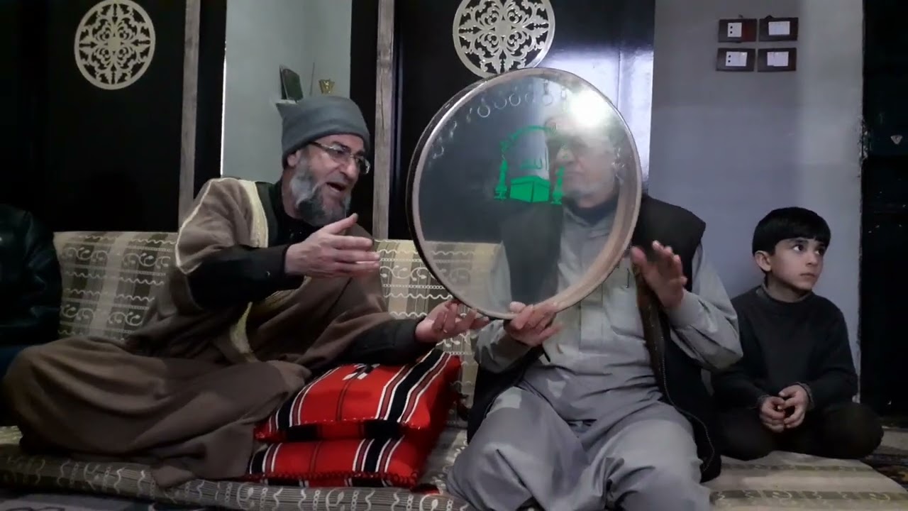 الشيخ علي مقداد في بيت الشيخ مصطفى السلوم بابسقا