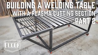 Building a SLATTED WELDING and PLASMA Table - Part 2 - Gudde Co