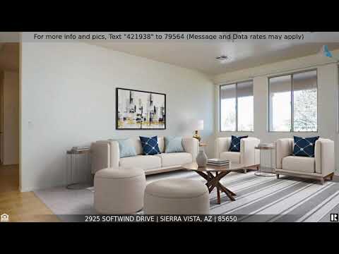 2925 Softwind Drive, Sierra Vista, AZ home video tour