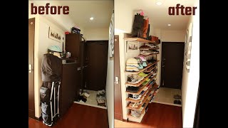 【DIY】狭い玄関を少しでも広く 1/3