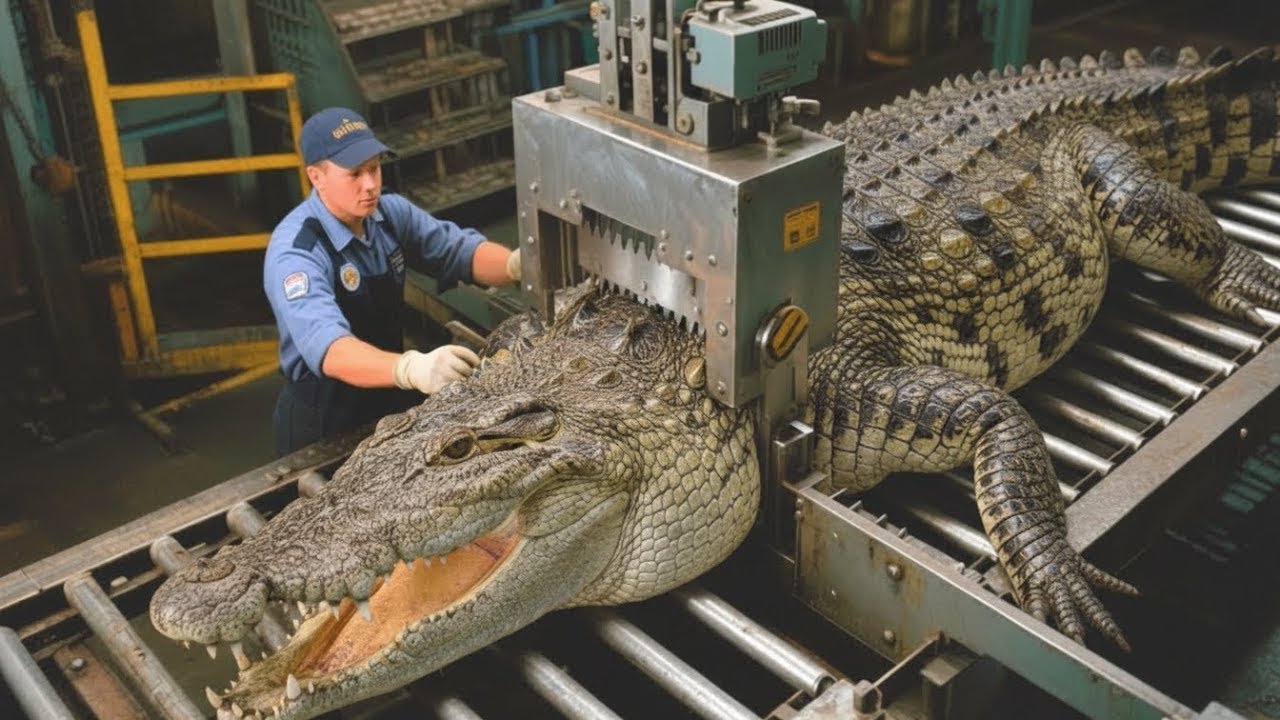 Inside the Crocodile Leather Factory — Raw Skin to Million-Dollar Bags