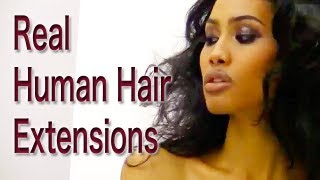 Real Human Hair Extensions: Manhattan: Chicago: Nycayen Moore