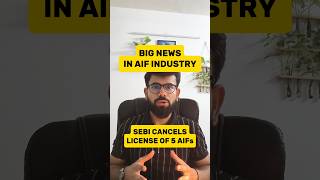 Big News in AIF Industry | SEBI cancels license of 5 Alternative Investment Funds #bharatalternates
