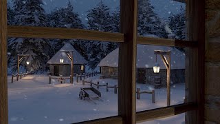 BLIZZARD THROUGH WINDOW | 10 Hour Medieval Blizzard Ambiance by Cryoskape 102,206 views 2 years ago 9 hours, 59 minutes