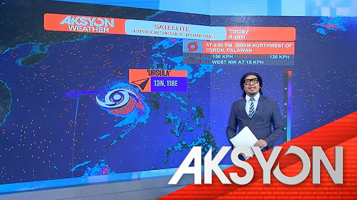 PAGASA: Typhoon Ursula, napanatili ang lakas