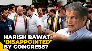 “Unless we develop hunger” Harish Rawat ‘disappointed’ by Congress’ strategy for Lok Sabha Elections