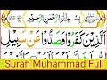 Surah muhammad full   qari mazhar official