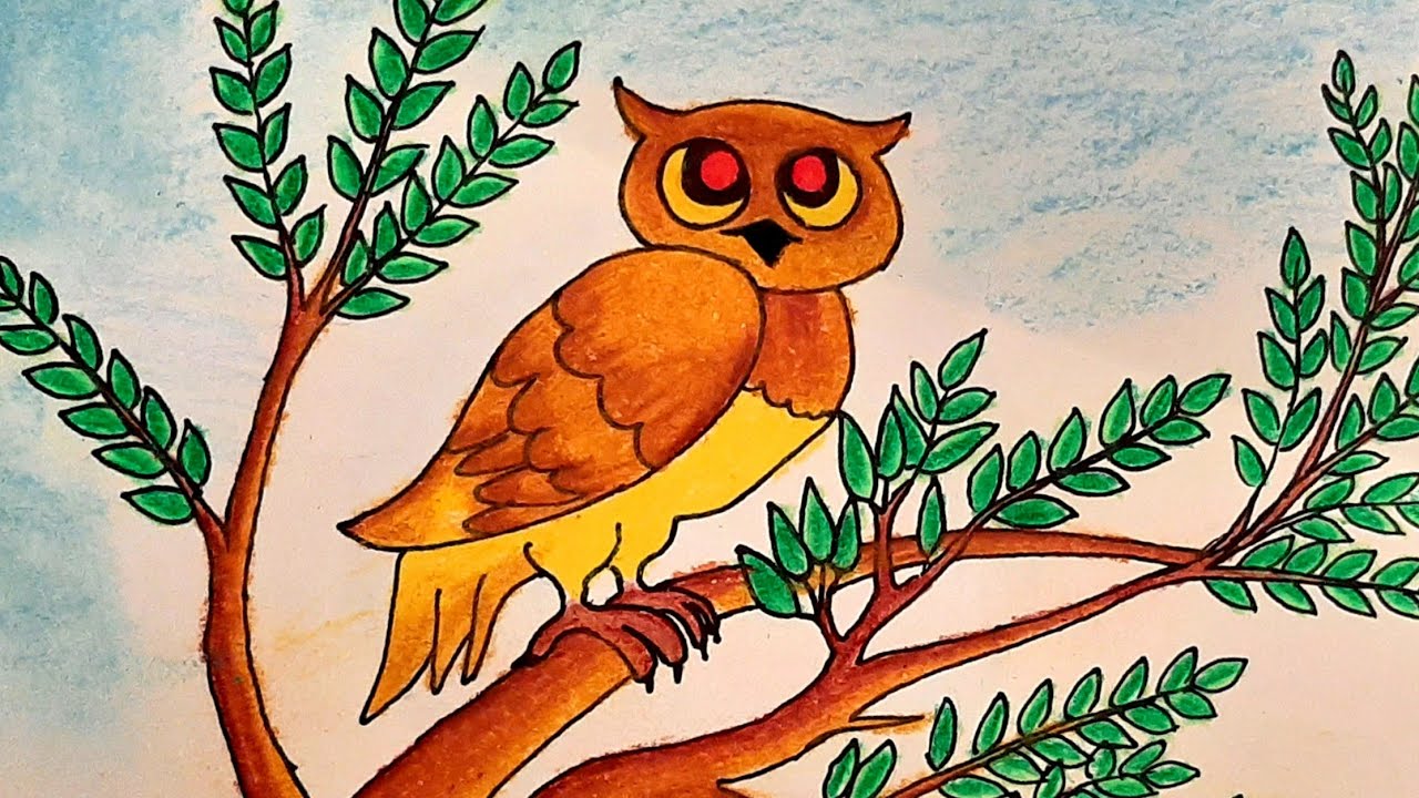 photo How To Draw An Owl Easy Youtube youtube