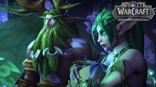Синематик Тиранда и Малфурион | World of Warcraft Dragonflight