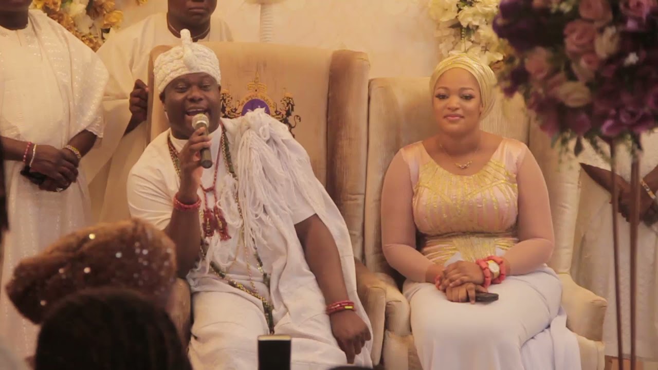 Ooni Of Ife Oba Ogunwusi Sings Romantic Song For His Beautiful Queen Naomi On Her Birthday