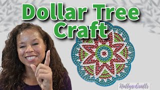 Dollar Tree Diamond Painting Coaster: Let's give it a try!