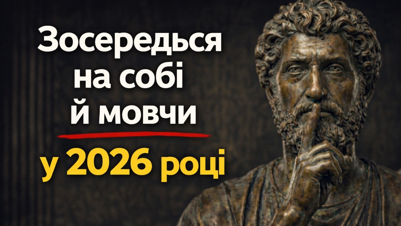 Менше говори у 2026: зосередься на собі | стоїцизм