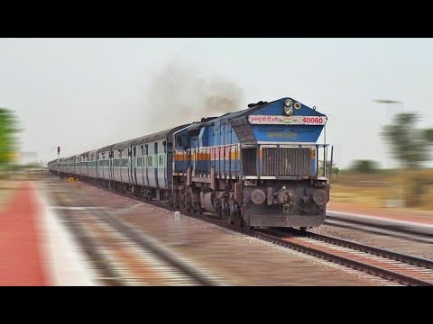 Super Aggressive EMD with 22472 DEE - BKN Superfast Express | Indian Railways