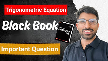Trigonometric Equation Black Book  Question  #trigonometry #jee # maths#iitjee #jeemains#BlackBook
