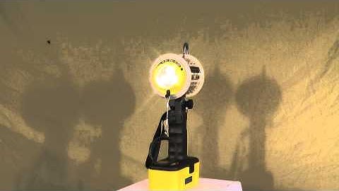 EXP-LED-2XB-9W - Exp Recharge LED Trouble Light  Class 1 Div 1 Spot/Flood Combo