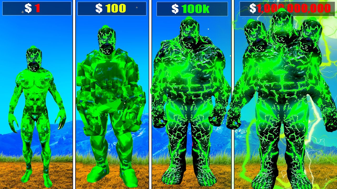 $1 TITAN GREEN GOD into $1,000,000,000 TITAN GREEN GOD in GTA 5!