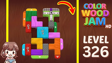 Color Wood Jam Level 326 Solution Walkthrough