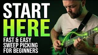 SWEEP & ECONOMY PICKING for Beginners (The Right Way To Start)