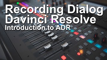 Recording Dialog in Davinci Resolve