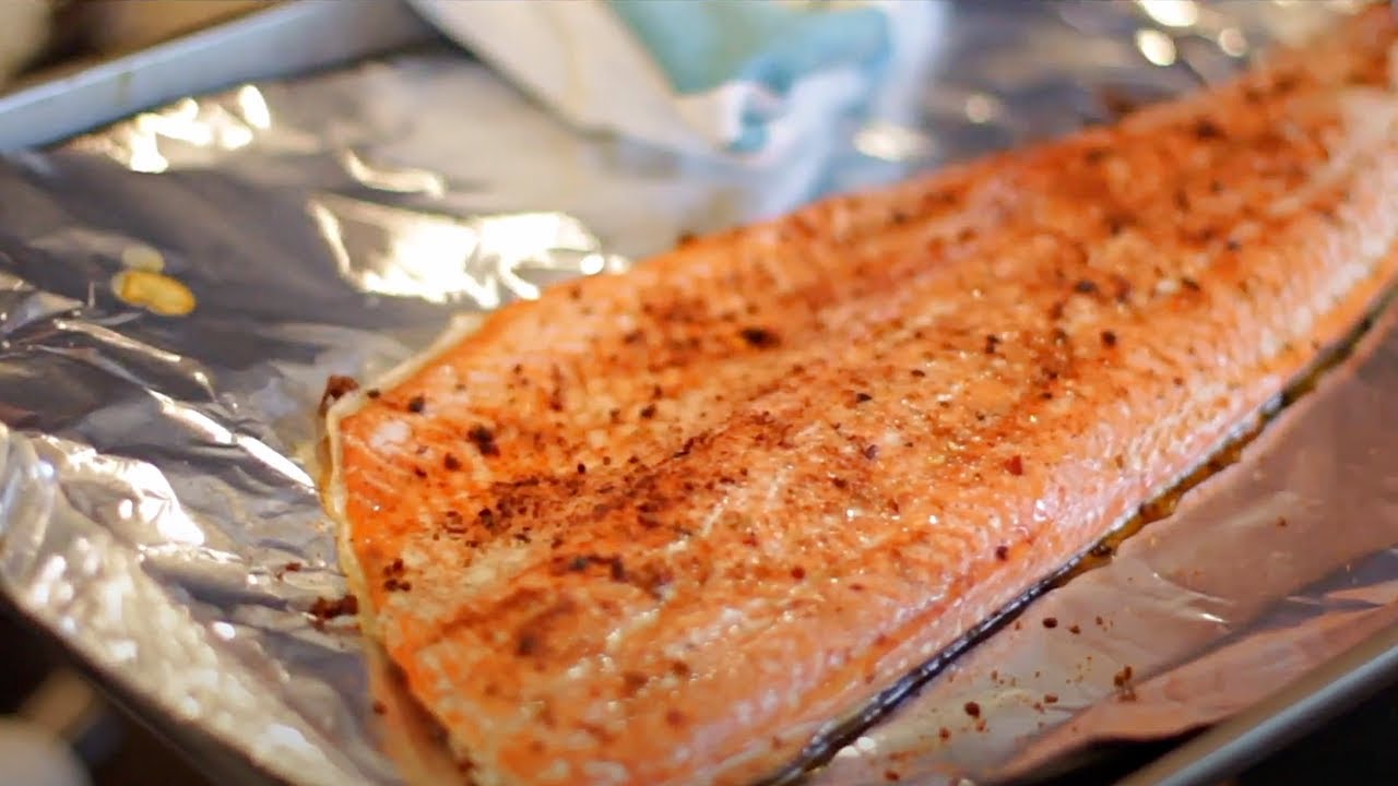 BAKED SALMON RECIPE WILD ALASKA SALMON AND SEAFOOD YouTube