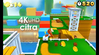 Super Mario 3D Land (4K / 2160p) | Citra Emulator Nightly 1734 | Nintendo 3DS