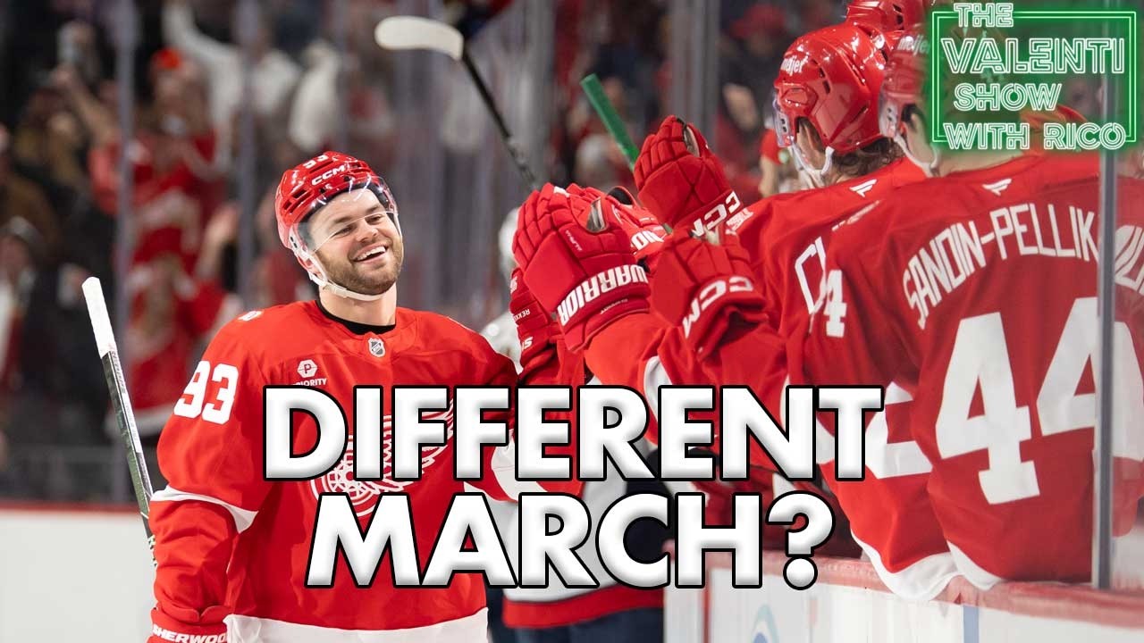 Do You Expect A Different March From The Red Wings? | The Valenti Show with Rico
