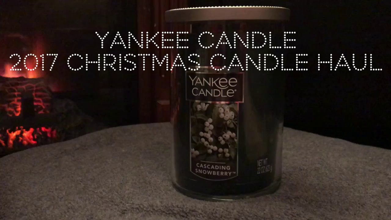 Yankee Candle Christmas Haul Part 1 YouTube