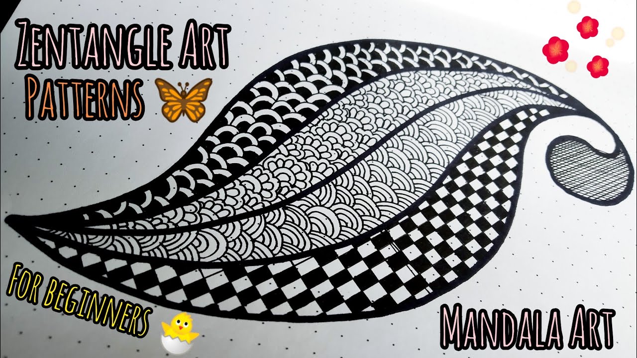 Easy Zentangle Art for beginners | Mandala Art and Zentangle art ...
