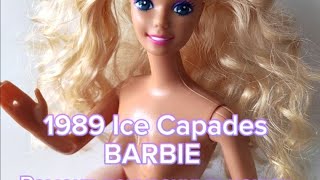 1989 Ice Capades Barbie Reload - ремонт покусанных ножек и восстановление пробора волос